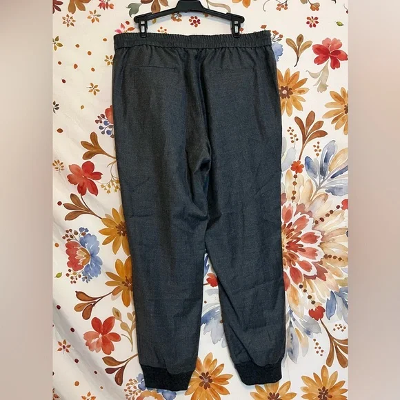 NWT J. Crew Womens 12 Wool Blend Pull On Jogger Minimalist Preppy Sweatpants - Picture 2 of 11